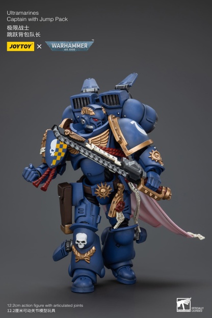JoyToy WH40K Ultramarines Captain With Jump Pack