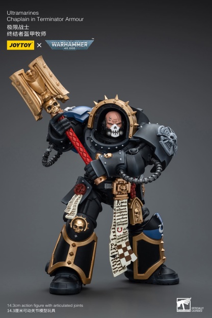 JoyToy WH40K Ultramarines Chaplain in Terminator Armour