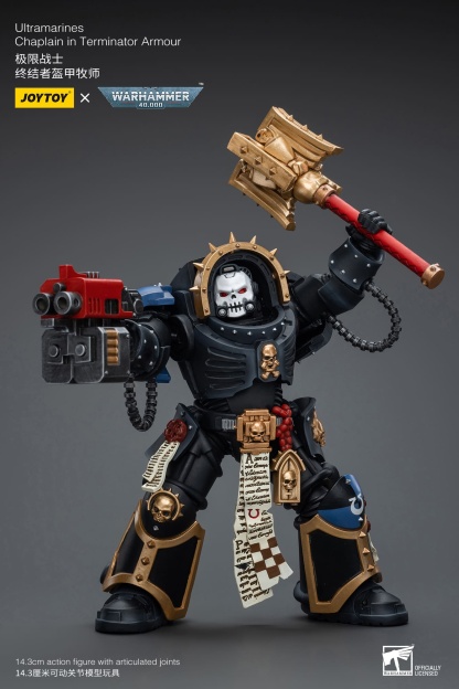 JoyToy WH40K Ultramarines Chaplain in Terminator Armour