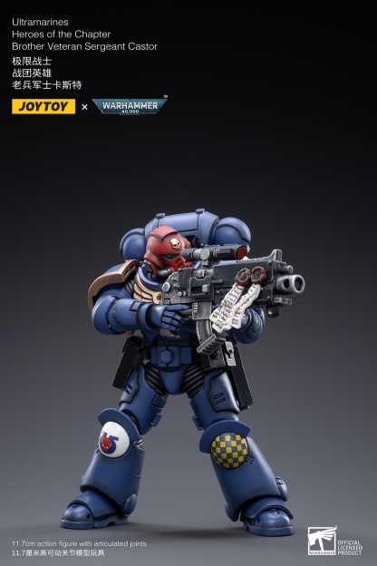 JoyToy WH40K Ultramarines Heroes of the Chapter Brother Veteran Sergeant Castor