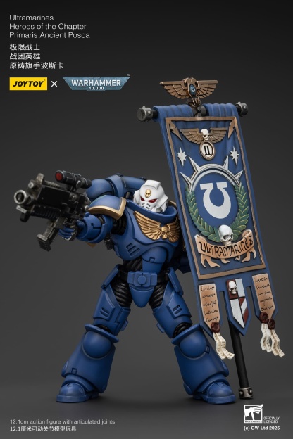 JoyToy WH40K Ultramarines Heroes of the Chapter Primaris Ancient Posca