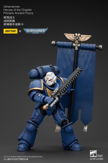 JoyToy WH40K Ultramarines Heroes of the Chapter Primaris Ancient Posca
