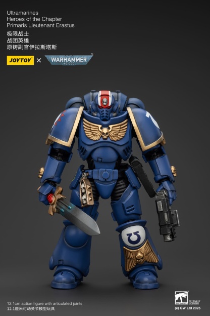 JoyToy WH40K Ultramarines Heroes of the Chapter Primaris Lieutenant Erastus