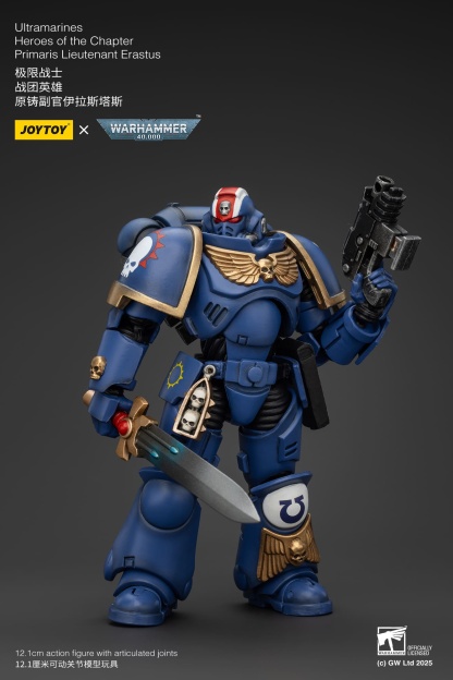 JoyToy WH40K Ultramarines Heroes of the Chapter Primaris Lieutenant Erastus