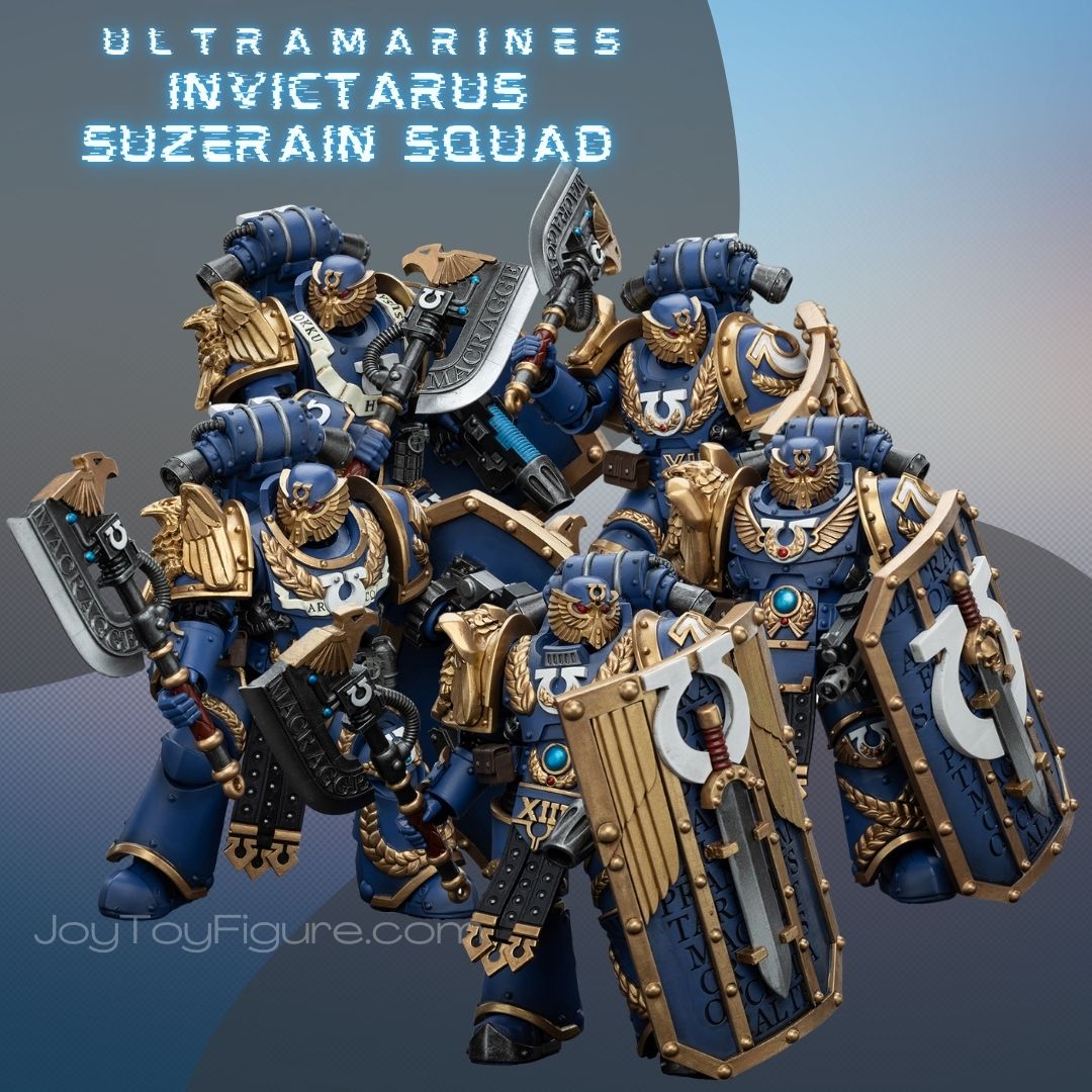 JoyToy WH40K Ultramarines Invictarus Suzerain Squad