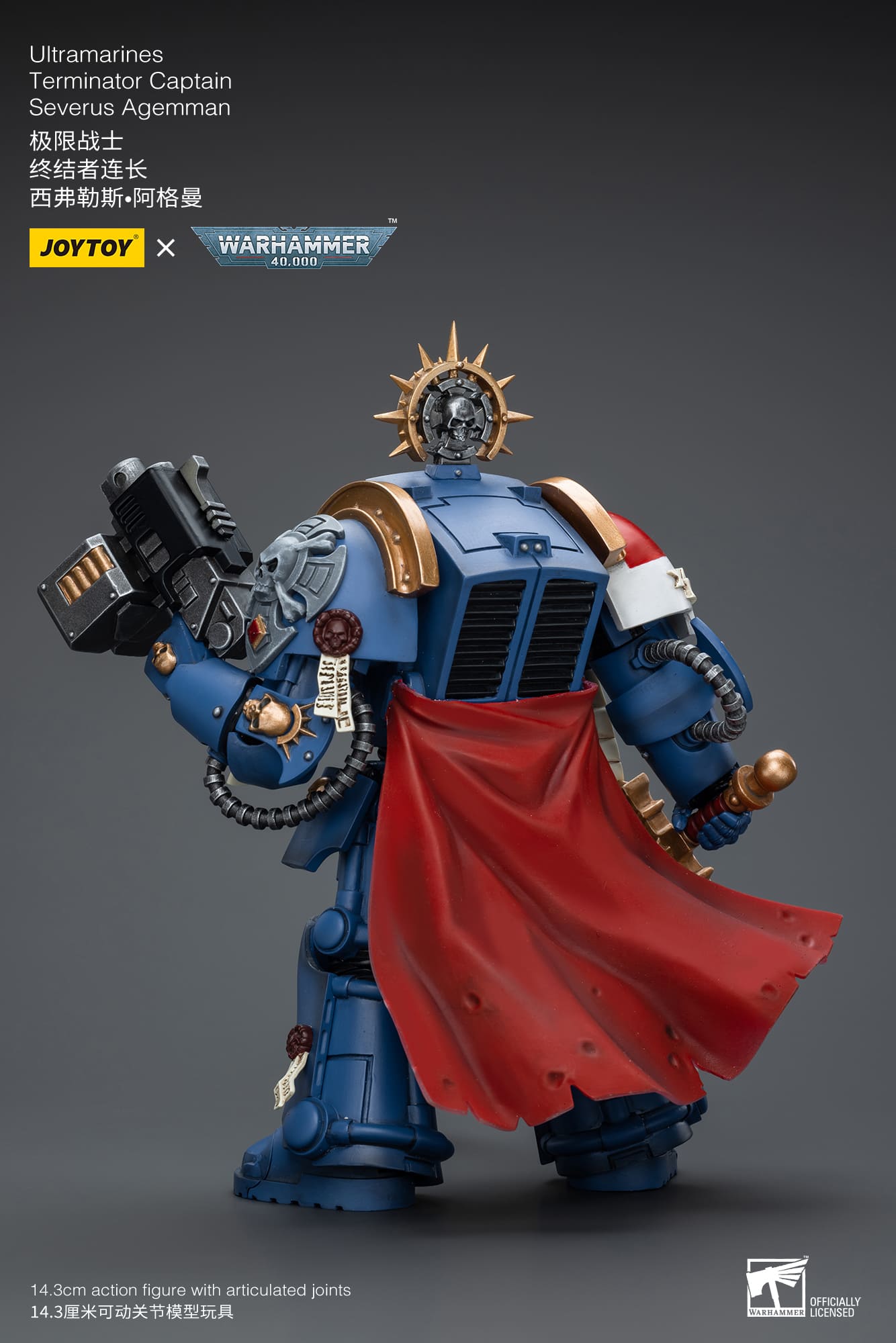 JoyToy WH40K Ultramarines Terminator Captain Severus Agemman