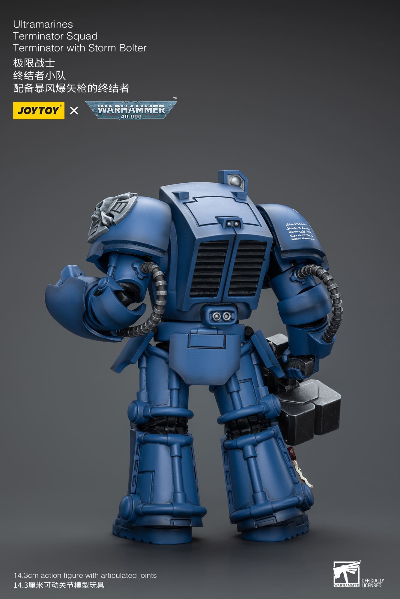 JoyToy WH40K Ultramarines Terminator Squad Terminator with Storm Bolter