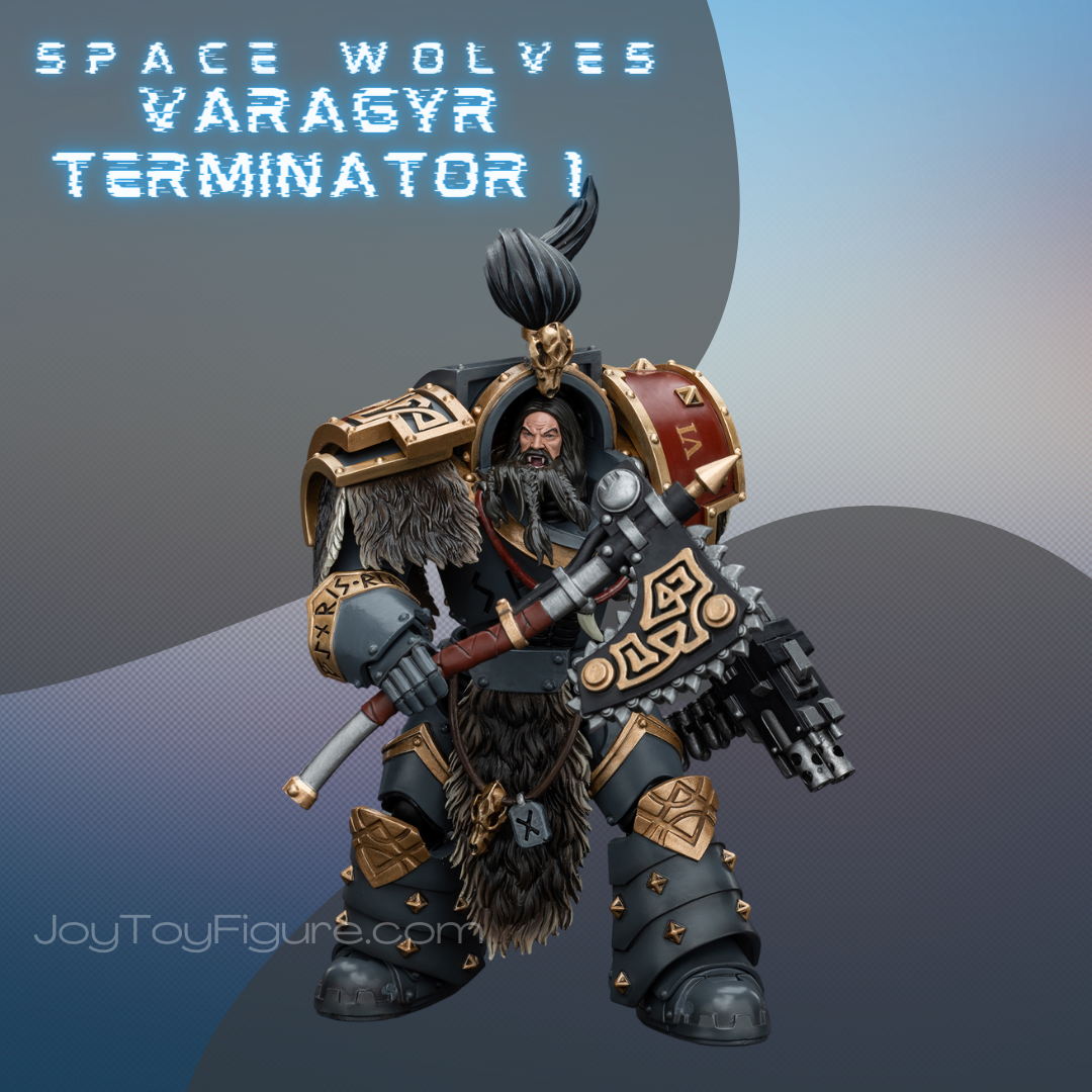 JoyToy WH40K Space Wolves Varagyr Wolf Guard Squad