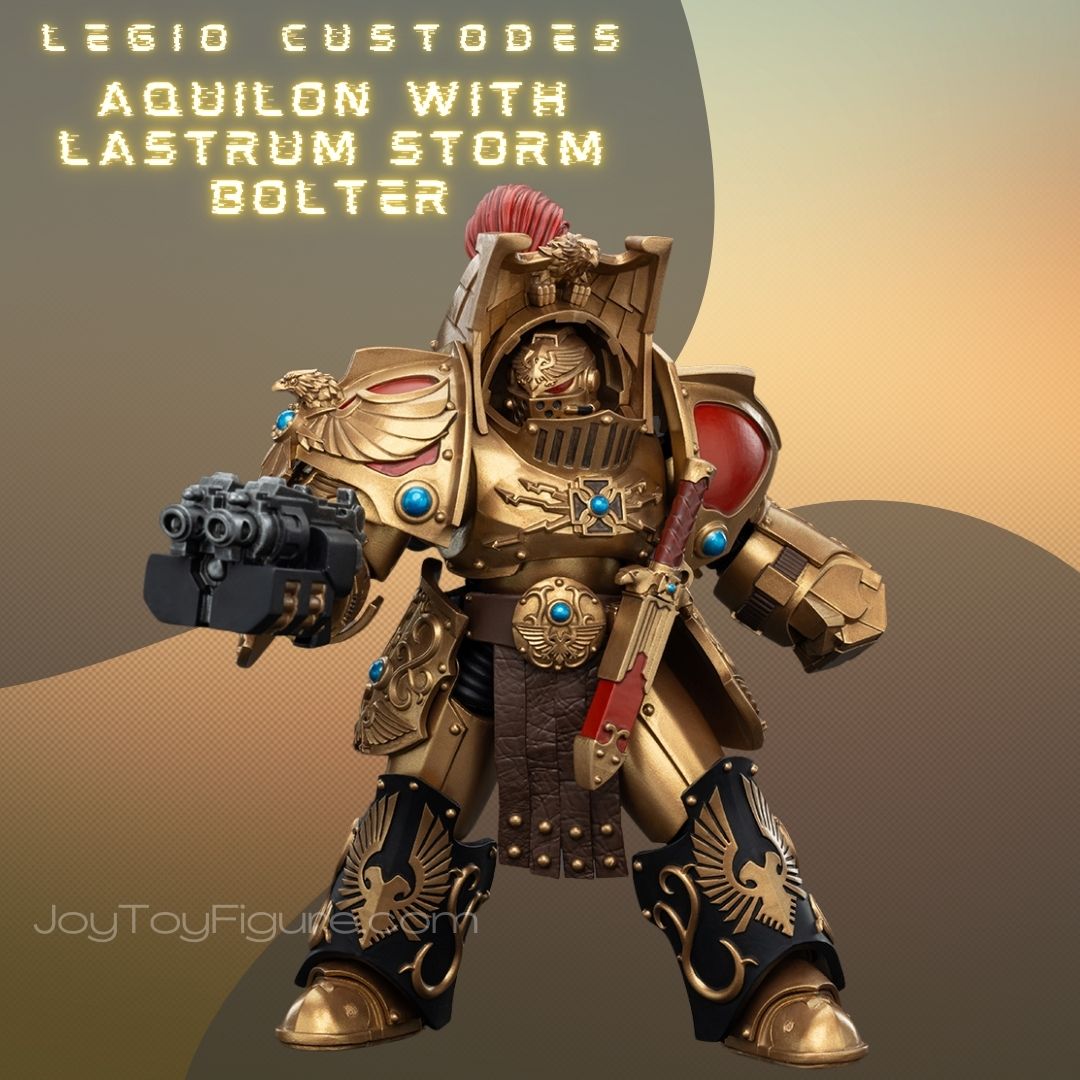 JoyToy WH40K Legio Custodes Aquilon Terminator Squad Aquilon with Lastrum Storm Bolter