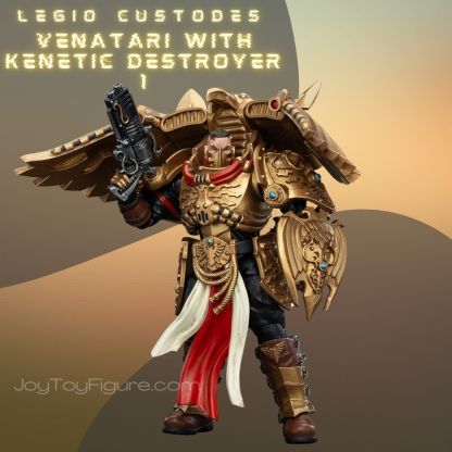 JoyToy WH40K Legio Custodes Custodian Venatari Squad Venatari with Kenetic Destroyer 1