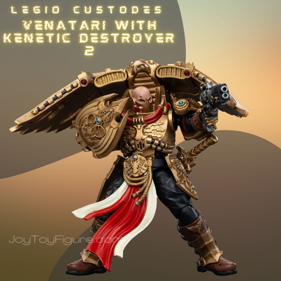 JoyToy WH40K Legio Custodes Custodian Venatari Squad Venatari with Kenetic Destroyer 2