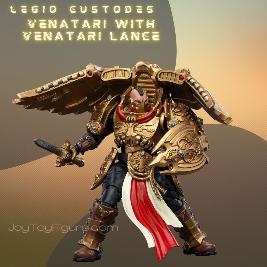 JoyToy WH40K Legio Custodes Custodian Venatari Squad Venatari with Venatari Lance