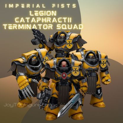 JOYTOY WH40K Imperial Fists Legion Cataphractii Terminator Squad
