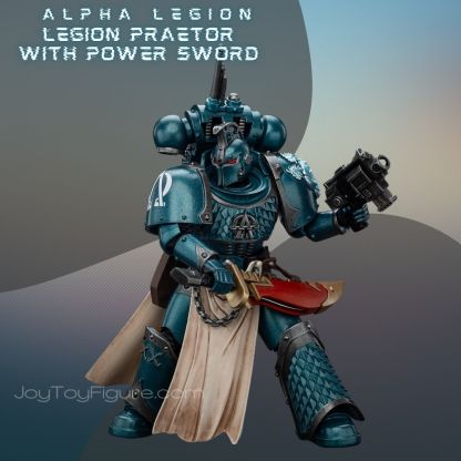 JoyToy WH40K The Horus Heresy Alpha Legion Legion Praetor with Power Sword