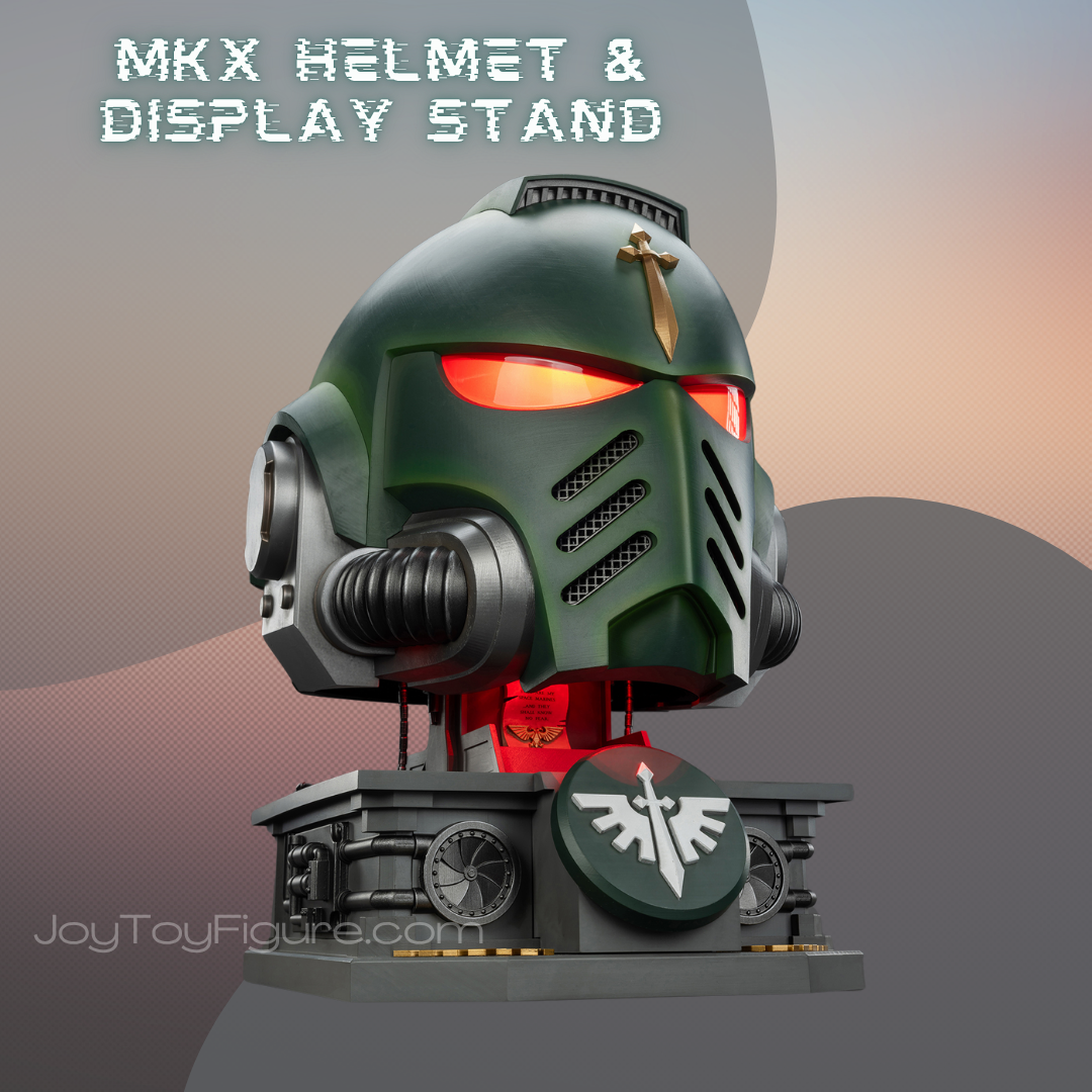 JoyToy WH40K Dark Angels MKX Helmet & Display Stand