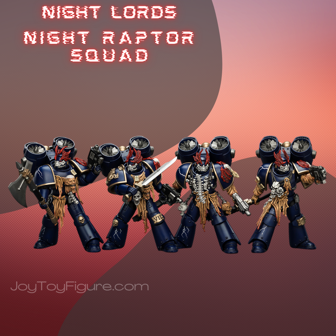 JoyToy Warhammer The Horus Heresy Night Lords Night Raptor Squad