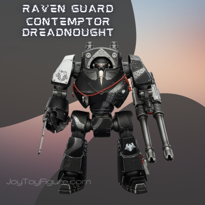 JoyToy Warhammer The Horus Heresy Raven Guard Contemptor Dreadnought with Gravis autocannon and Chainfist