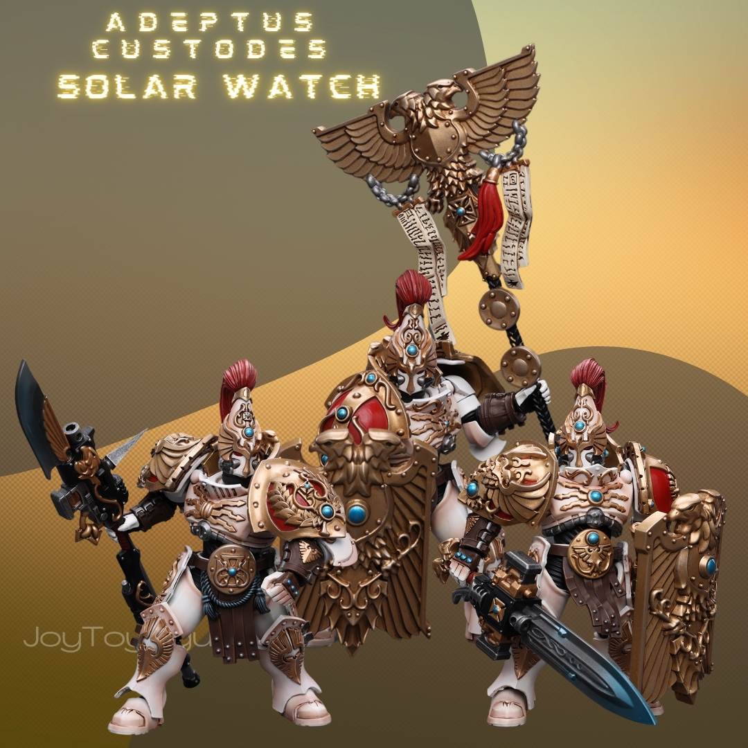 JOYTOY WH40K Adeptus Custodes Solar Watch Set of 3