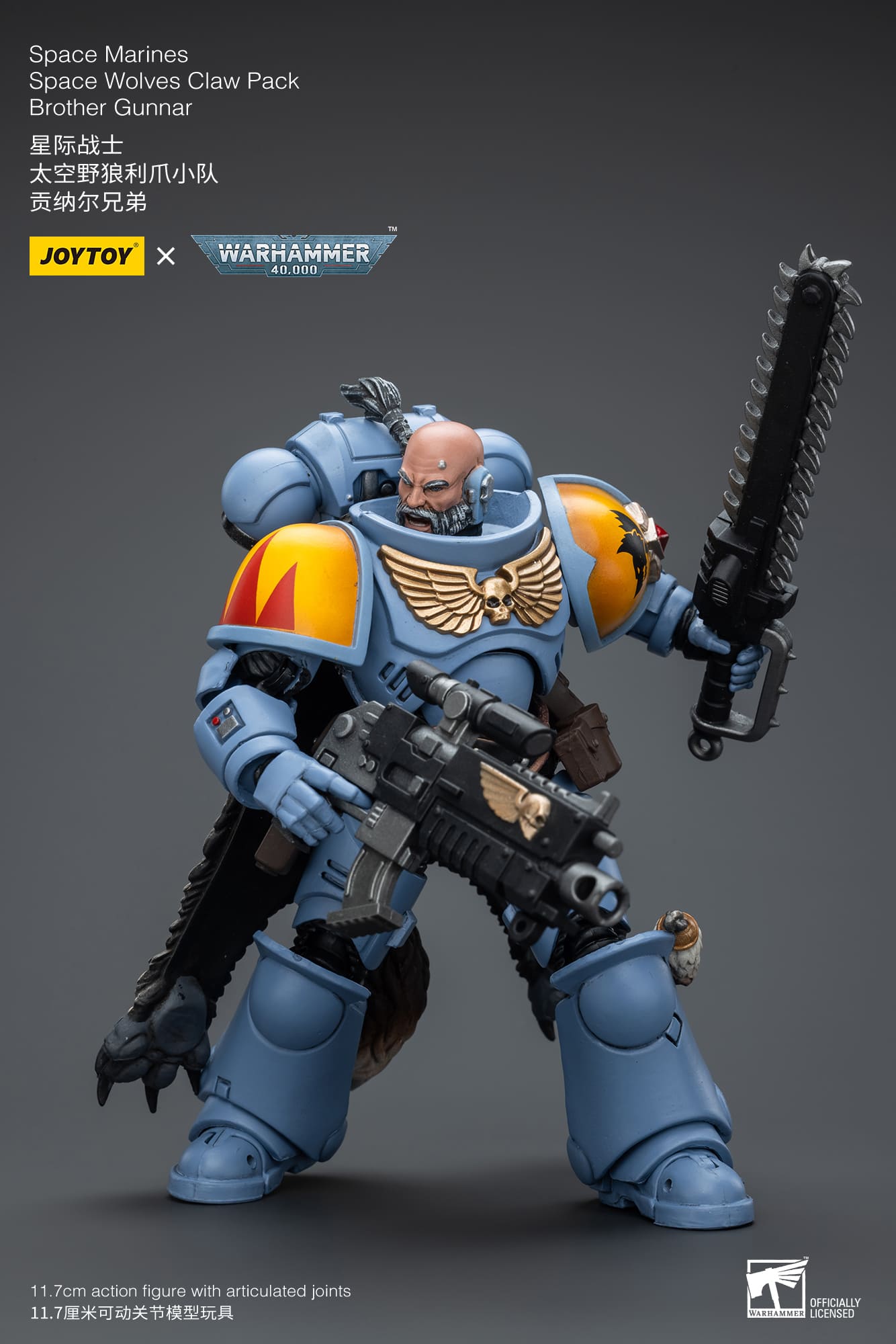 Joytoy×Warhammer SPACE WOLVES HUTER PACK JoyToy WH40K Space Wolves Claw Pack Set – Joytoy Figure - JOYTOY