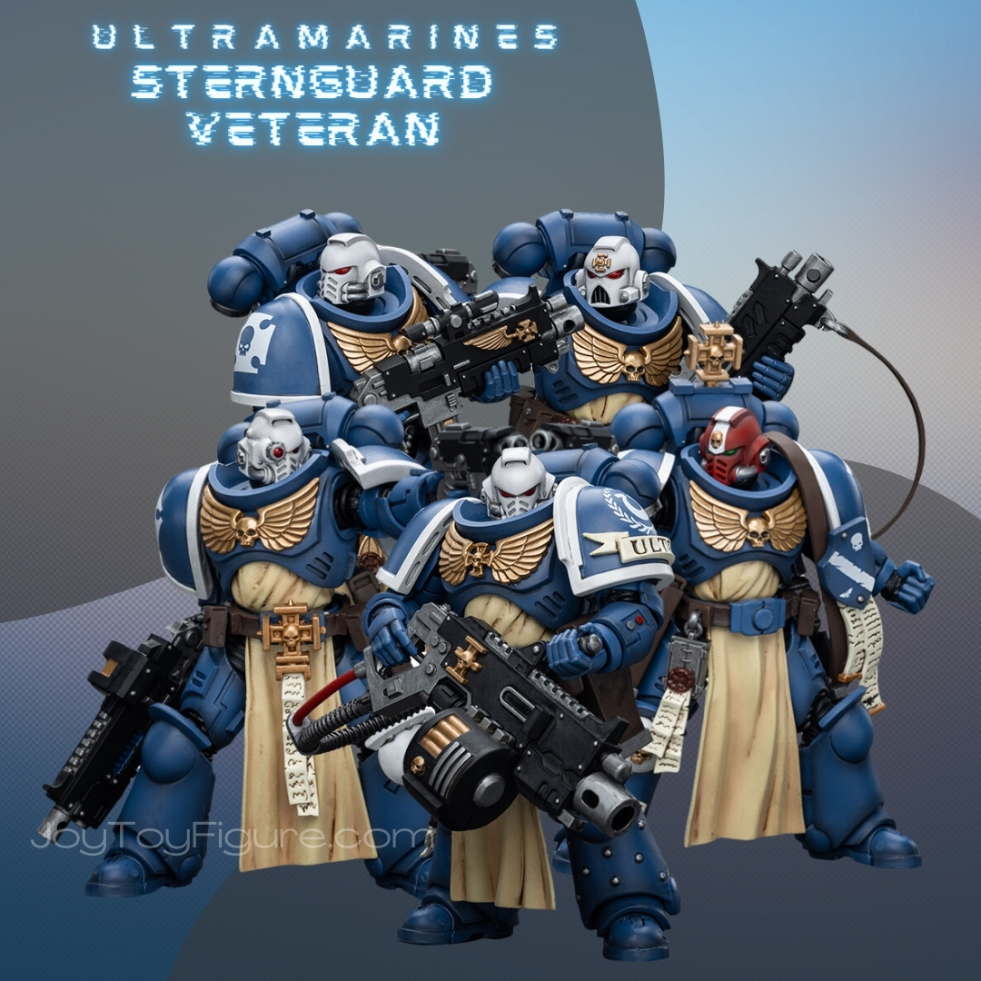 JoyToy WH40K Ultramarines Sternguard Veteran