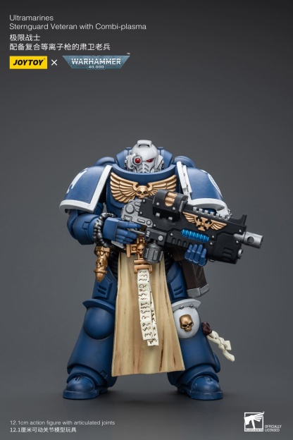 JoyToy WH40K Ultramarines Sternguard Veteran with Combi-Plasma