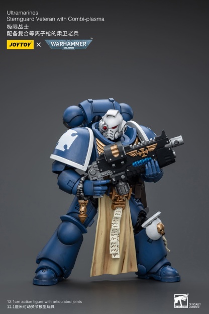 JoyToy WH40K Ultramarines Sternguard Veteran with Combi-Plasma
