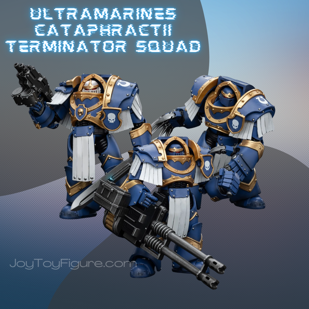 JoyToy WH40K Ultramarines Cataphractii Terminator Squad
