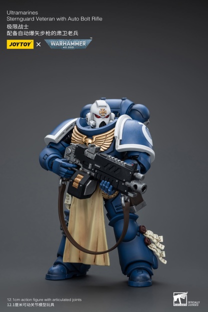 JoyToy WH40K Ultramarines Sternguard Veteran with Auto Bolt Rifle