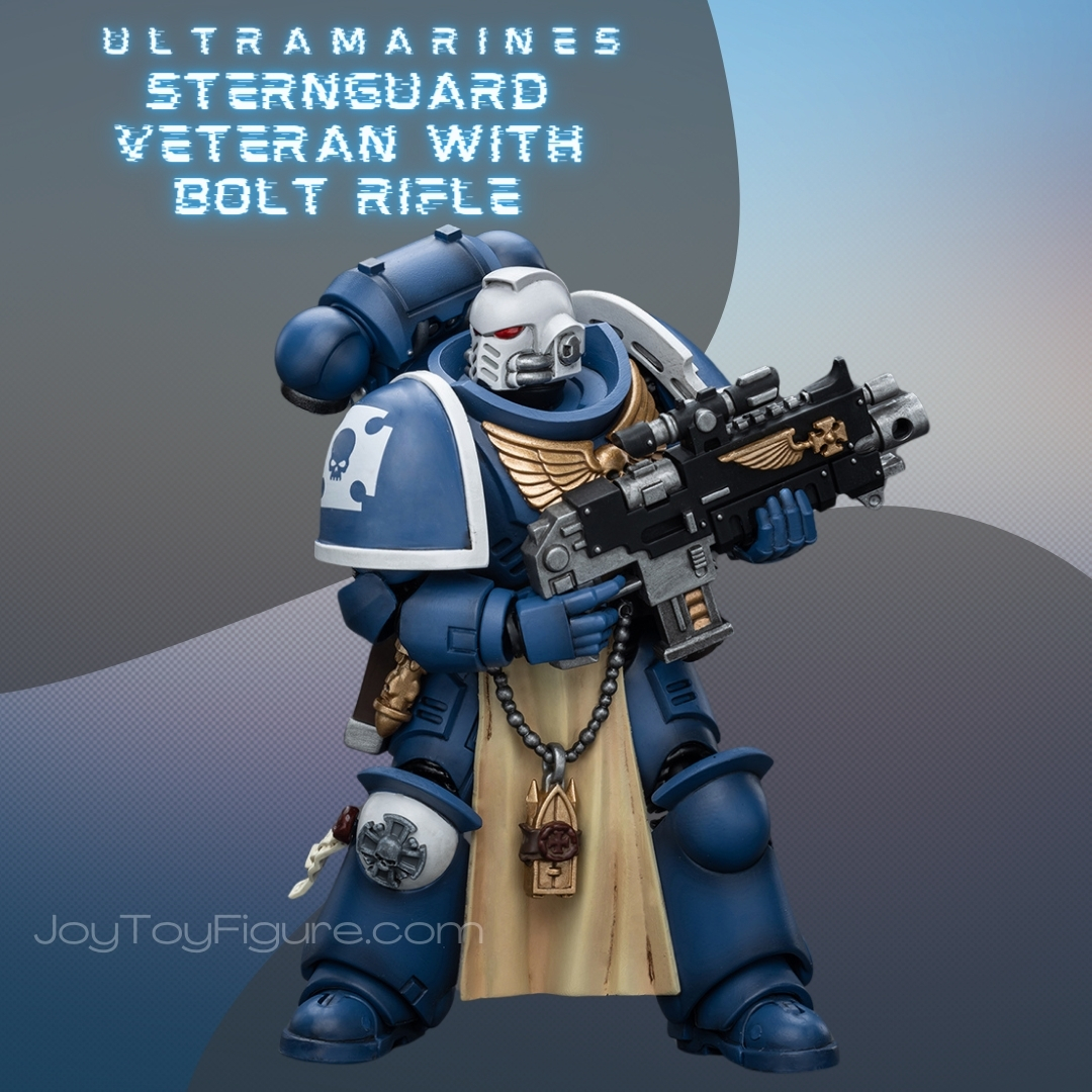 JoyToy WH40K Ultramarines Sternguard Veteran
