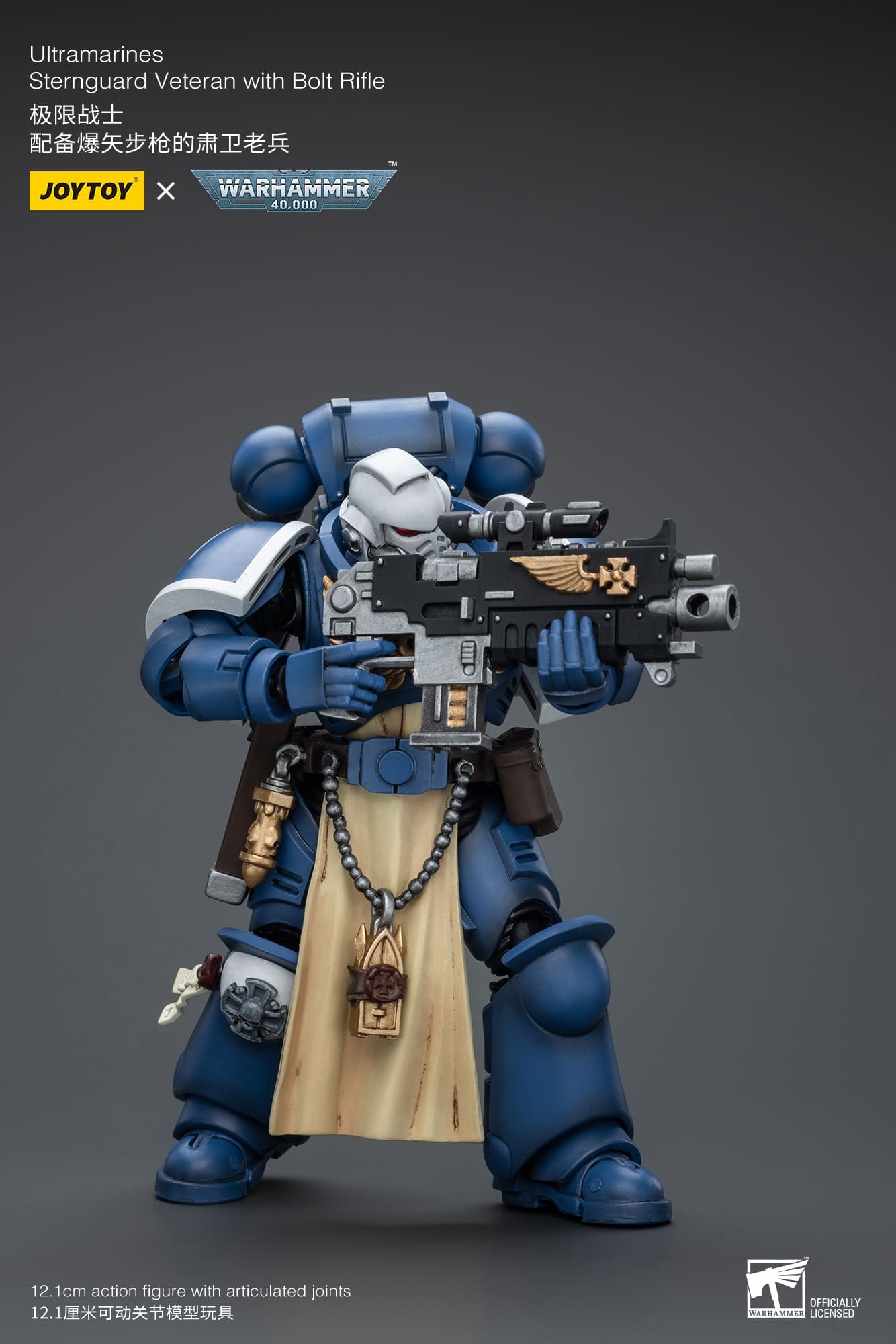 JoyToy WH40K Ultramarines Sternguard Veteran
