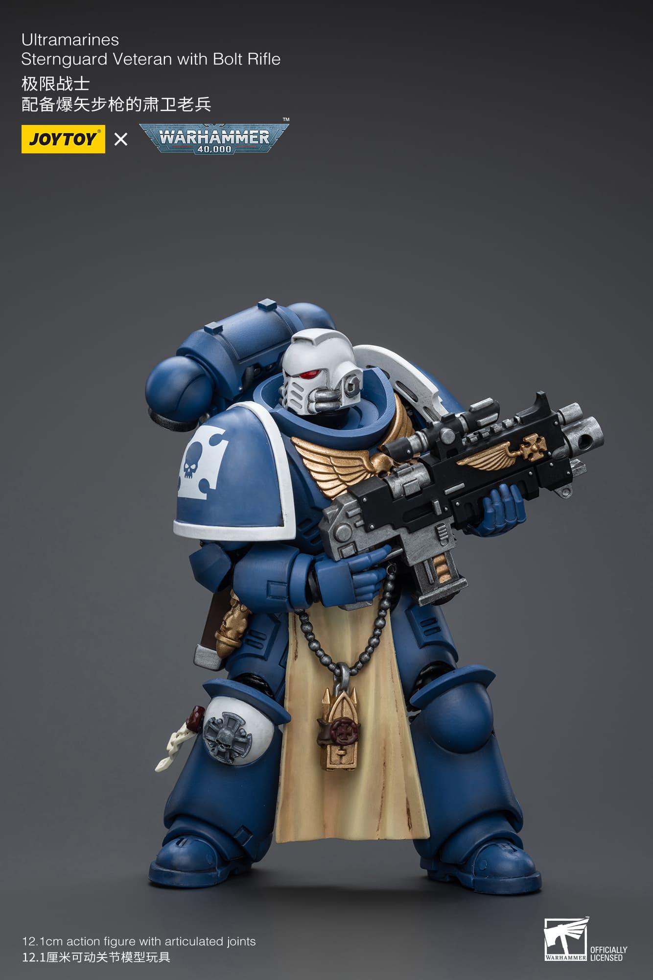 JoyToy WH40K Ultramarines Sternguard Veteran