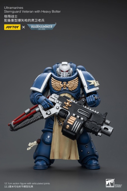 JoyToy WH40K Ultramarines Sternguard Veteran with Heavy Bolter