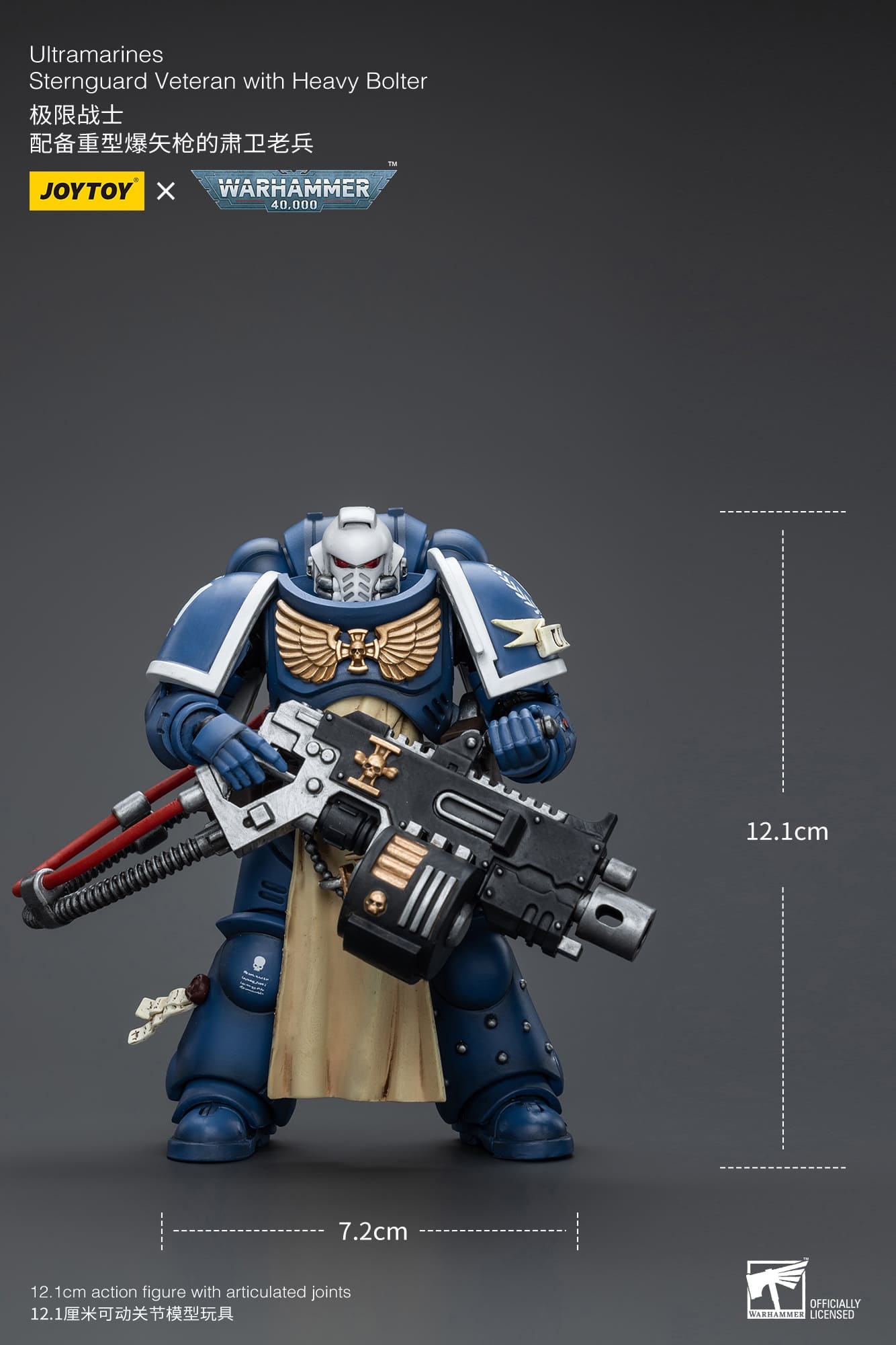 JoyToy WH40K Ultramarines Sternguard Veteran