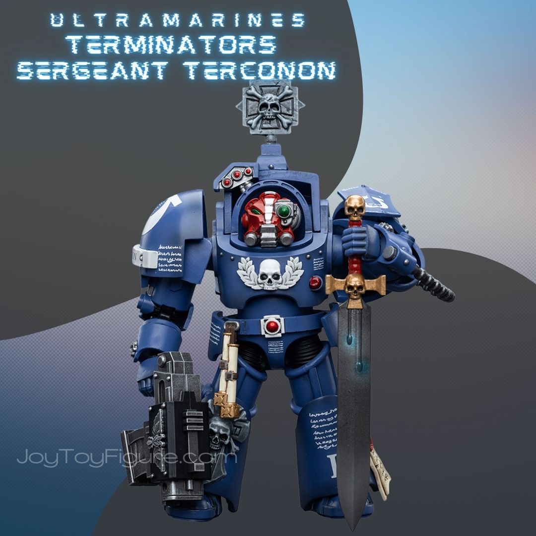 JoyToy WH40K Ultramarines Terminators Sergeant Terconon