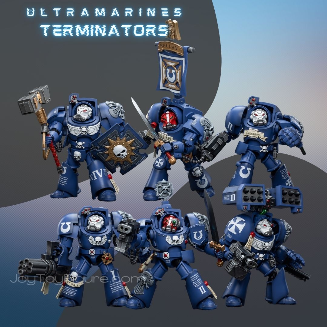 JOYTOY WARHAMMER ウルトラマリーンズ・ターミネーター部隊セット JoyToy WH40K Ultramarines Terminators Set of 6 – Joytoy Figure