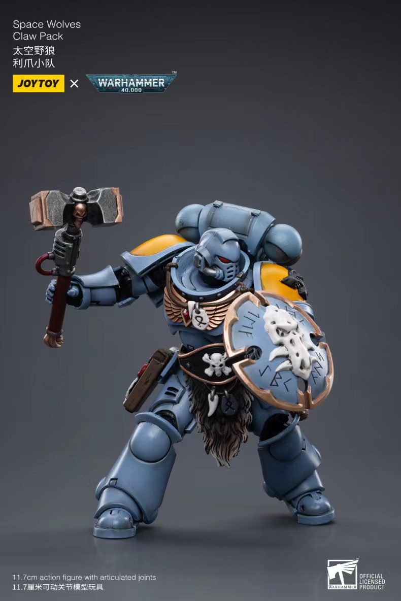 JoyToy WH40K Space Wolves Claw Pack Sigyrr Stoneshield
