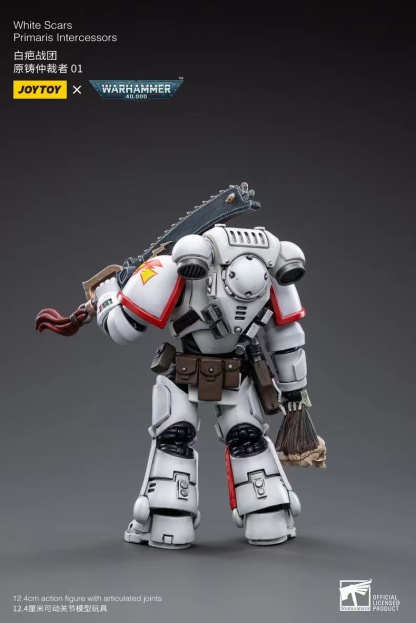 JoyToy WH40K White Scars Primaris Intercessors 01 Sergeant Tsendbaatar
