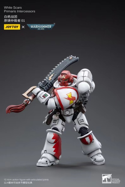 JoyToy WH40K White Scars Primaris Intercessors 01 Sergeant Tsendbaatar