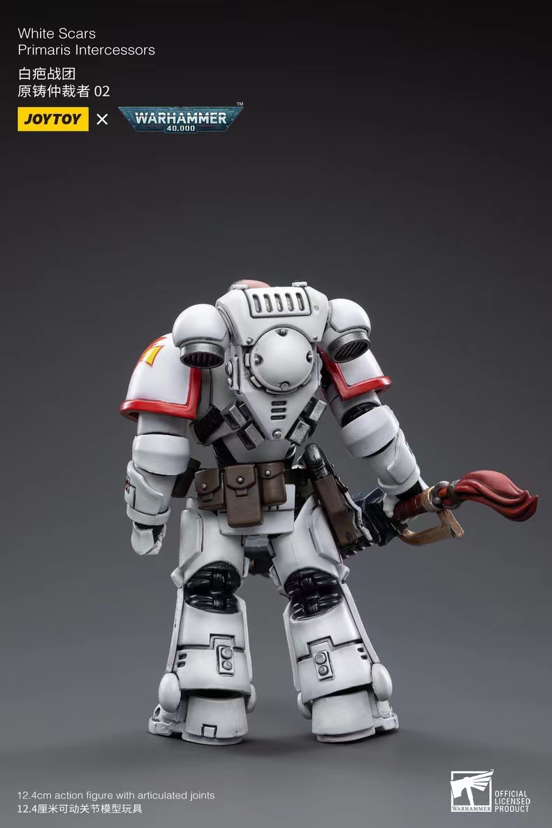 JoyToy WH40K White Scars Primaris Intercessors 02 Brother Batjargal