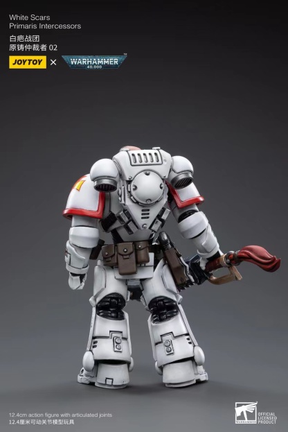 JoyToy WH40K White Scars Primaris Intercessors 02 Brother Batjargal