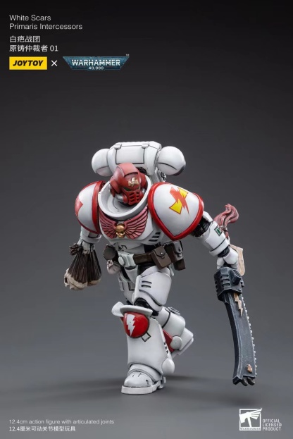 JoyToy WH40K White Scars Primaris Intercessors 01 Sergeant Tsendbaatar