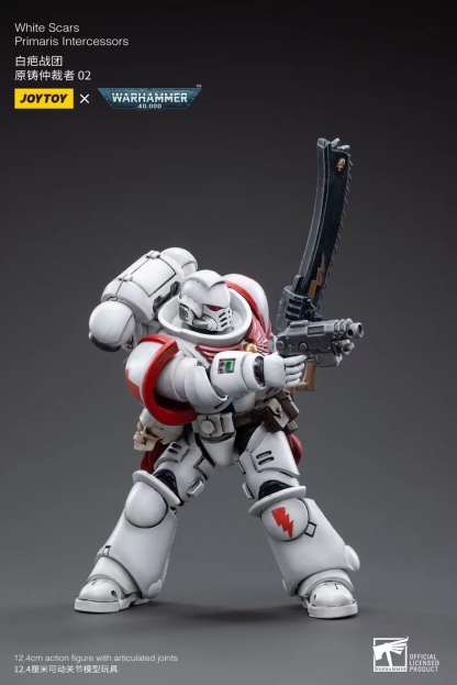 JoyToy WH40K White Scars Primaris Intercessors 02 Brother Batjargal