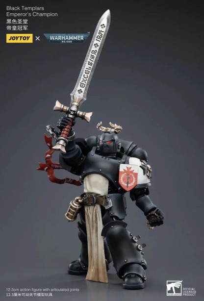 JoyToy WH40K Black Templars Emperor Champion Rolantus