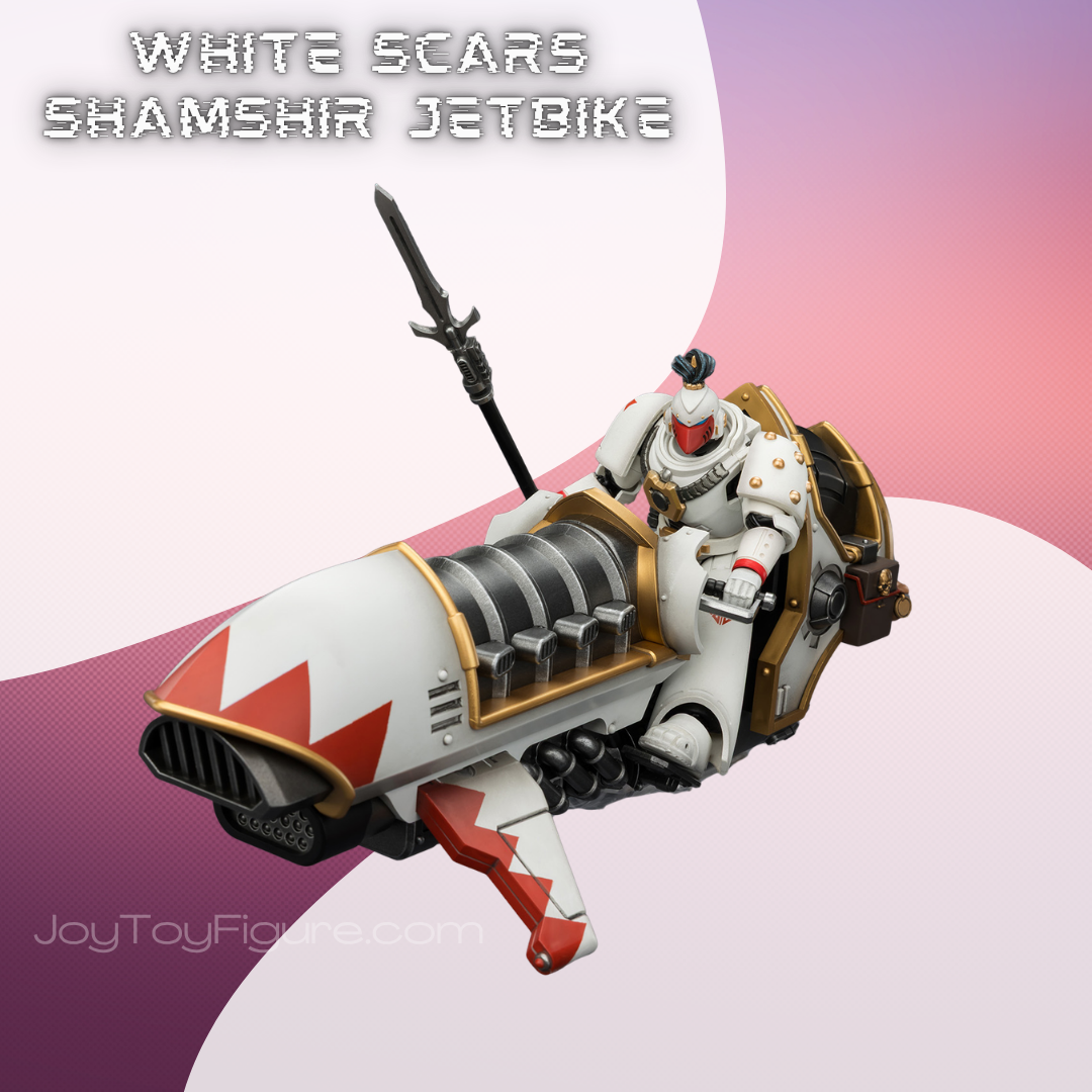JoyToy Warhammer The Horus Heresy White Scars Legion Shamshir Jetbike
