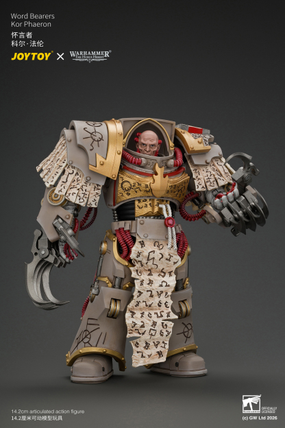 JoyToy Warhammer The Horus Heresy Chaos Space Marines Word Bearers Kor Phaeron with Patriarch's Claws