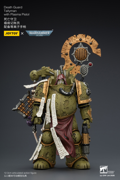 JoyToy WH40K Death Guard Tallyman with Plasma Pistol
