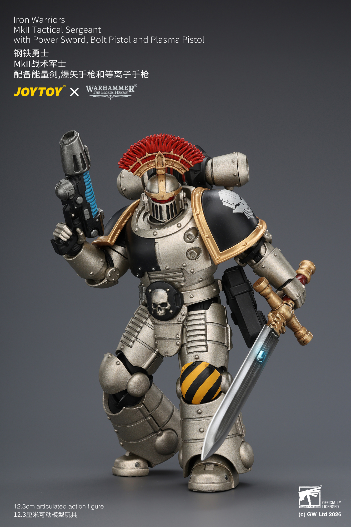 JoyToy Warhammer The Horus Heresy Iron Warriors MkII Tactical Legionary