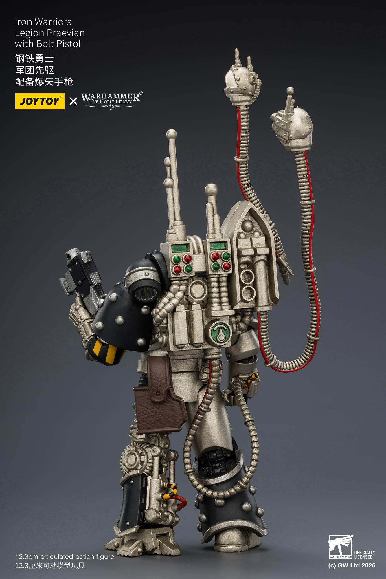 JoyToy Warhammer The Horus Heresy Iron Warriors Legion Praevian with Bolt Pistol