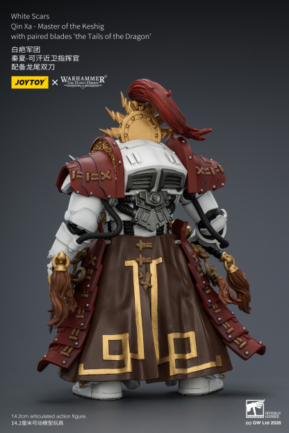 JoyToy Warhammer The Horus Heresy White Scars Qin Xa - Master of the Keshig with paired blades "The Tails of the Dragon"