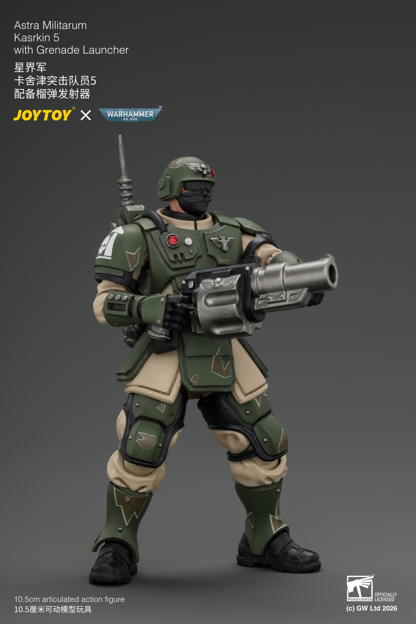 JoyToy WH40K Astra Militarum Kasrkin Squad